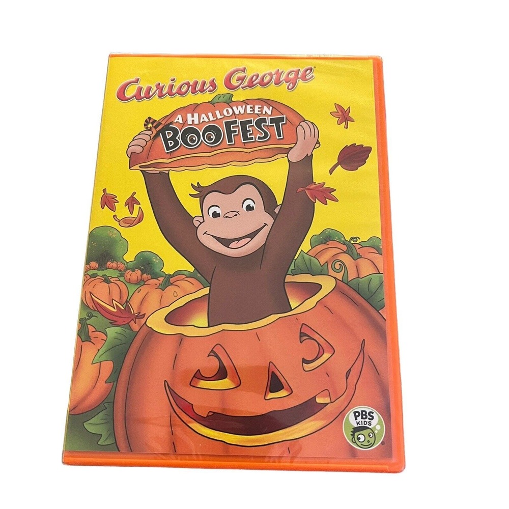 Curious George: A Halloween Boo Fest children educational cartoons, new DVD PBS